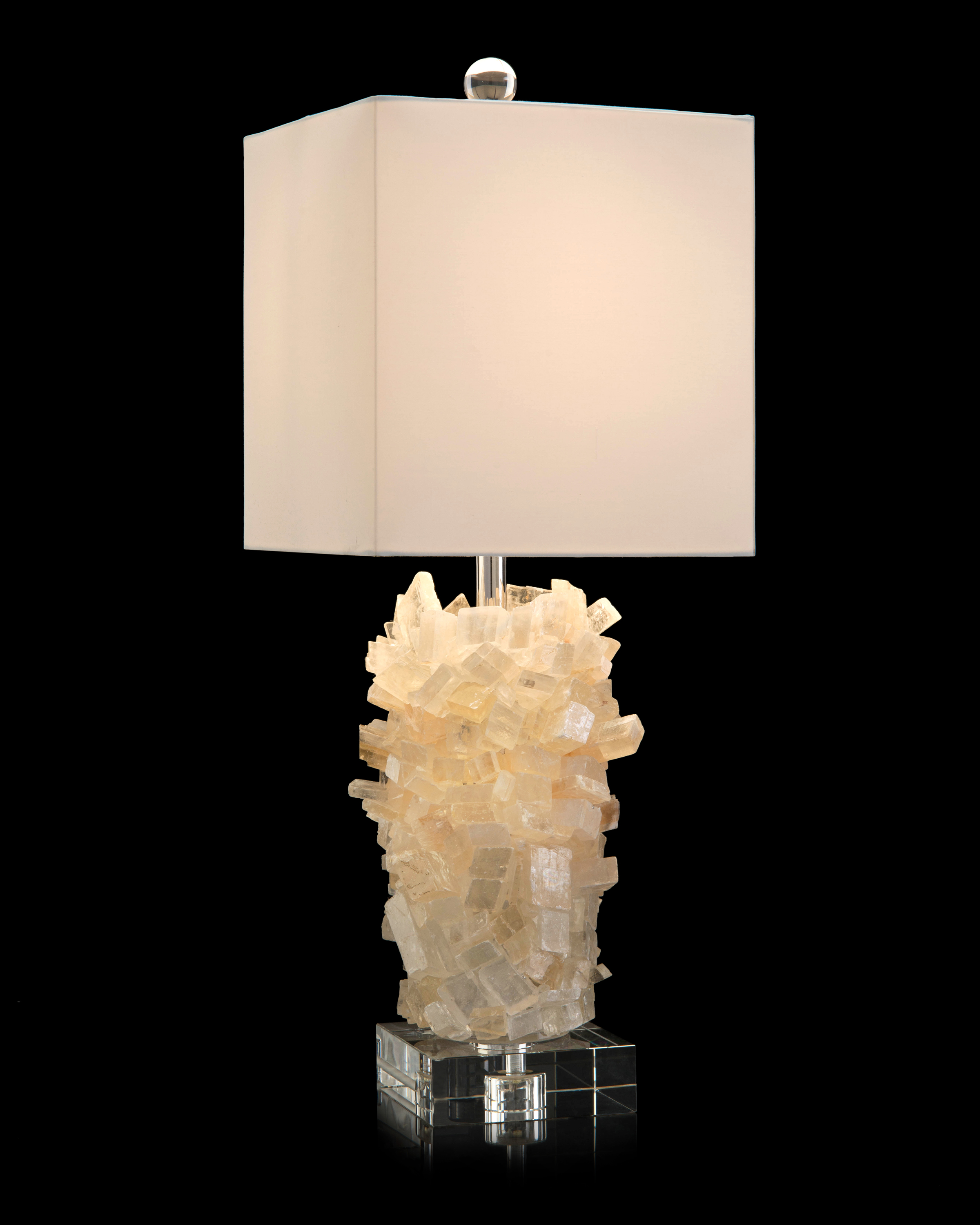 JohnRichard Tiered Calcite Table Lamp Gracious Style