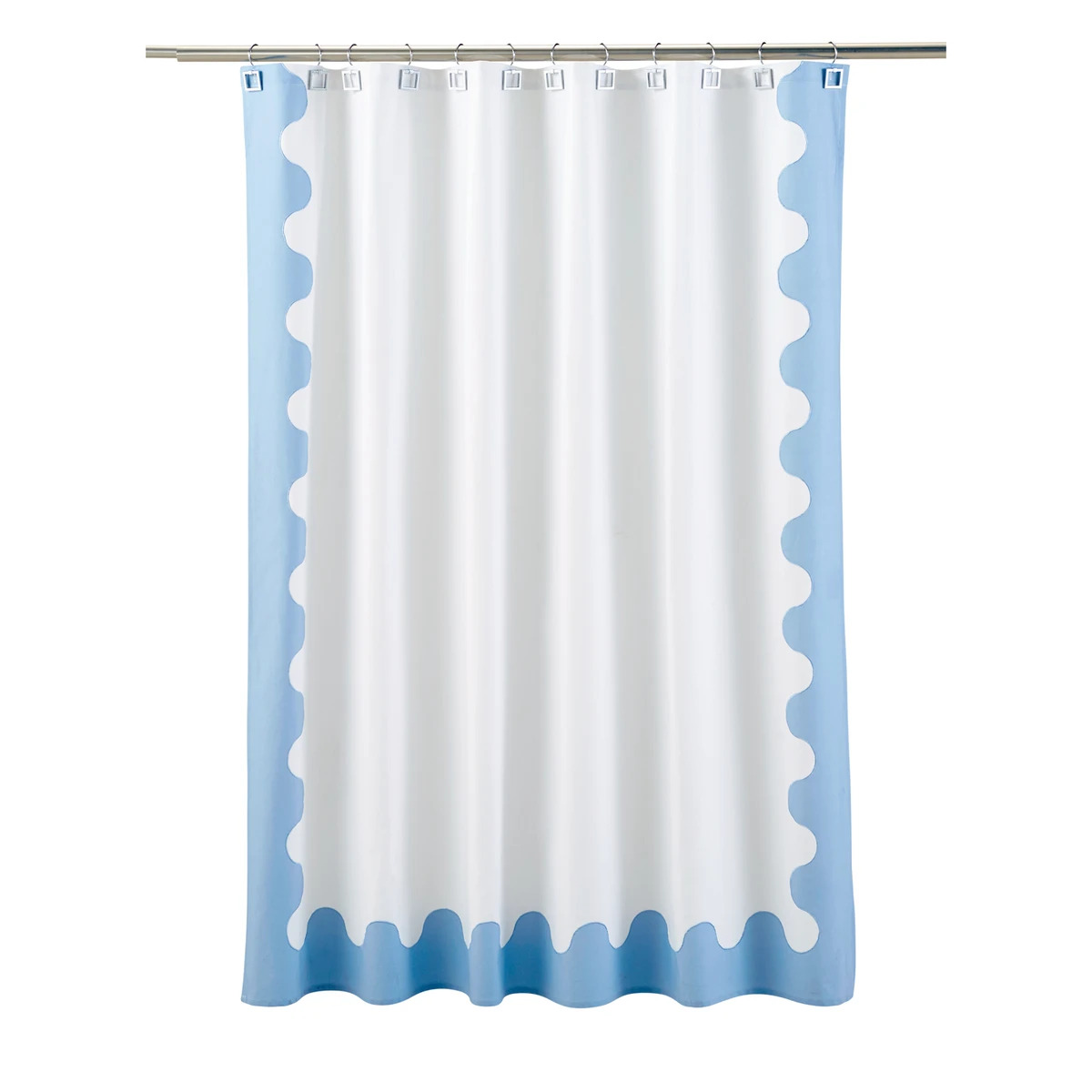 Jonathan Adler Acc Ripple Shower Curtain 72" x 72" Gracious Style