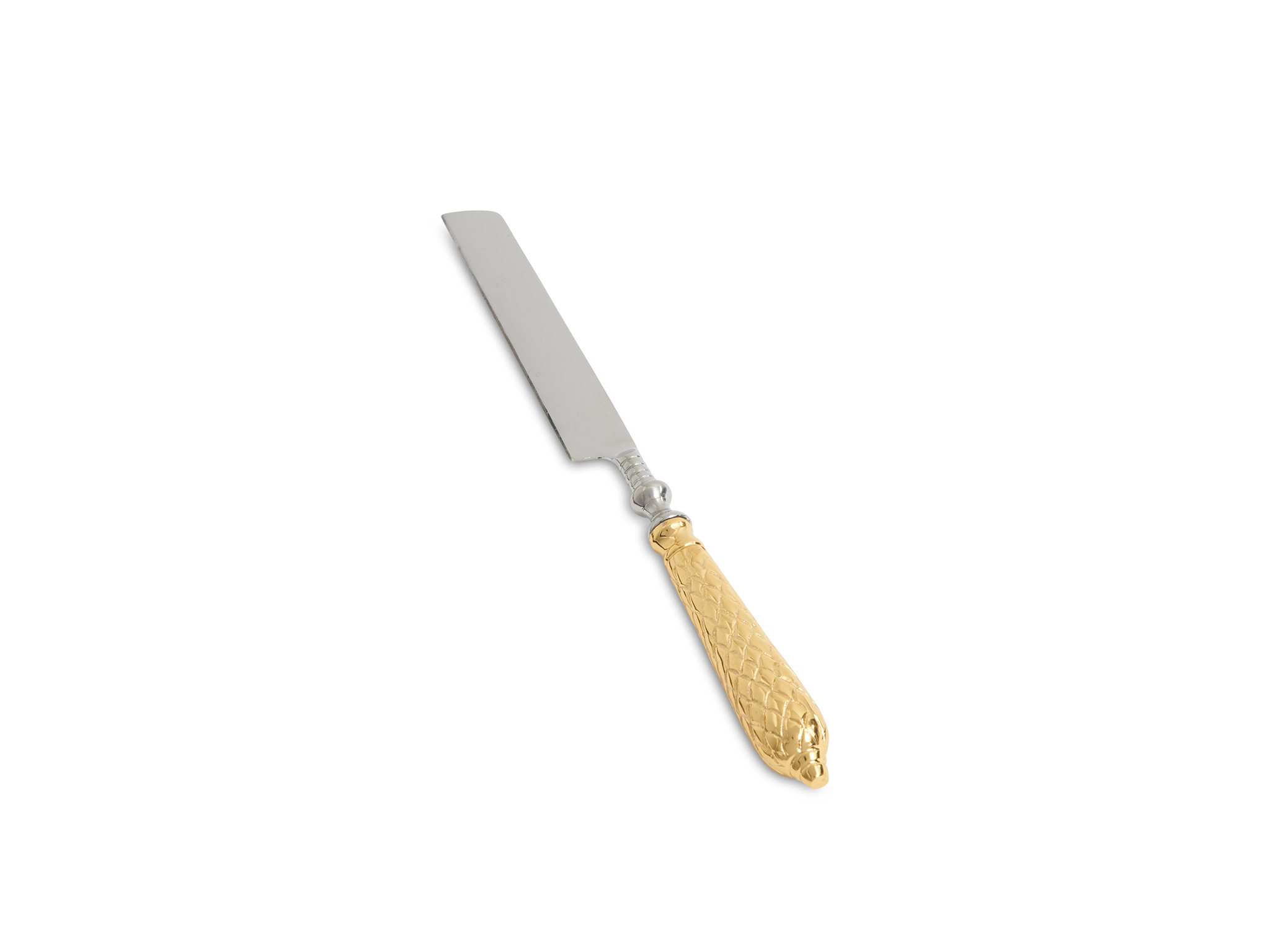 Julia Knight Florentine Cake Knife Gold Gracious Style