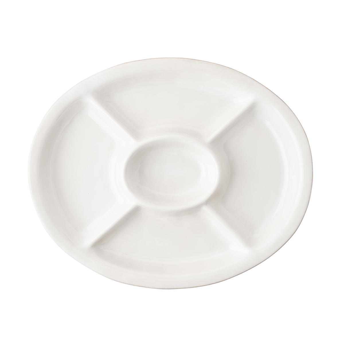 Juliska Puro Whitewash Crudite Platter Gracious Style