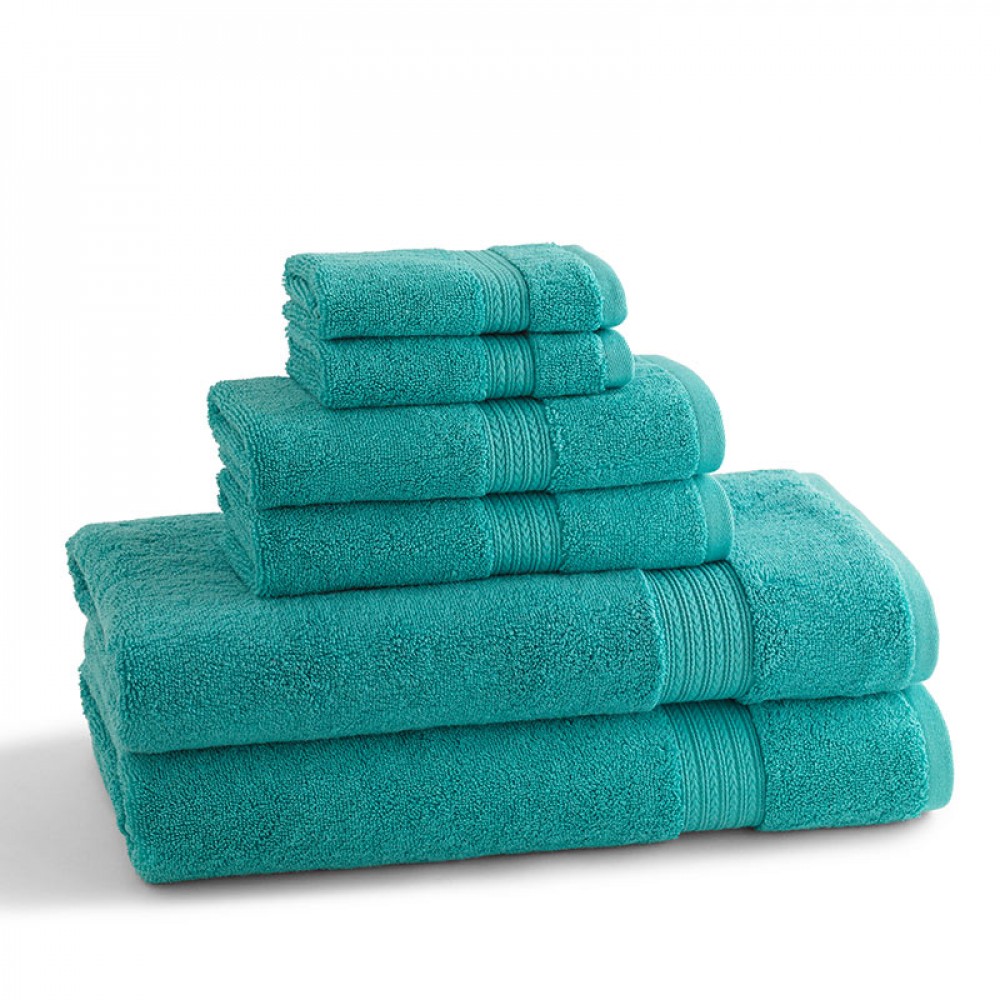 Kassatex KassaDesign Brights Bath Towels Aqua | Gracious Style