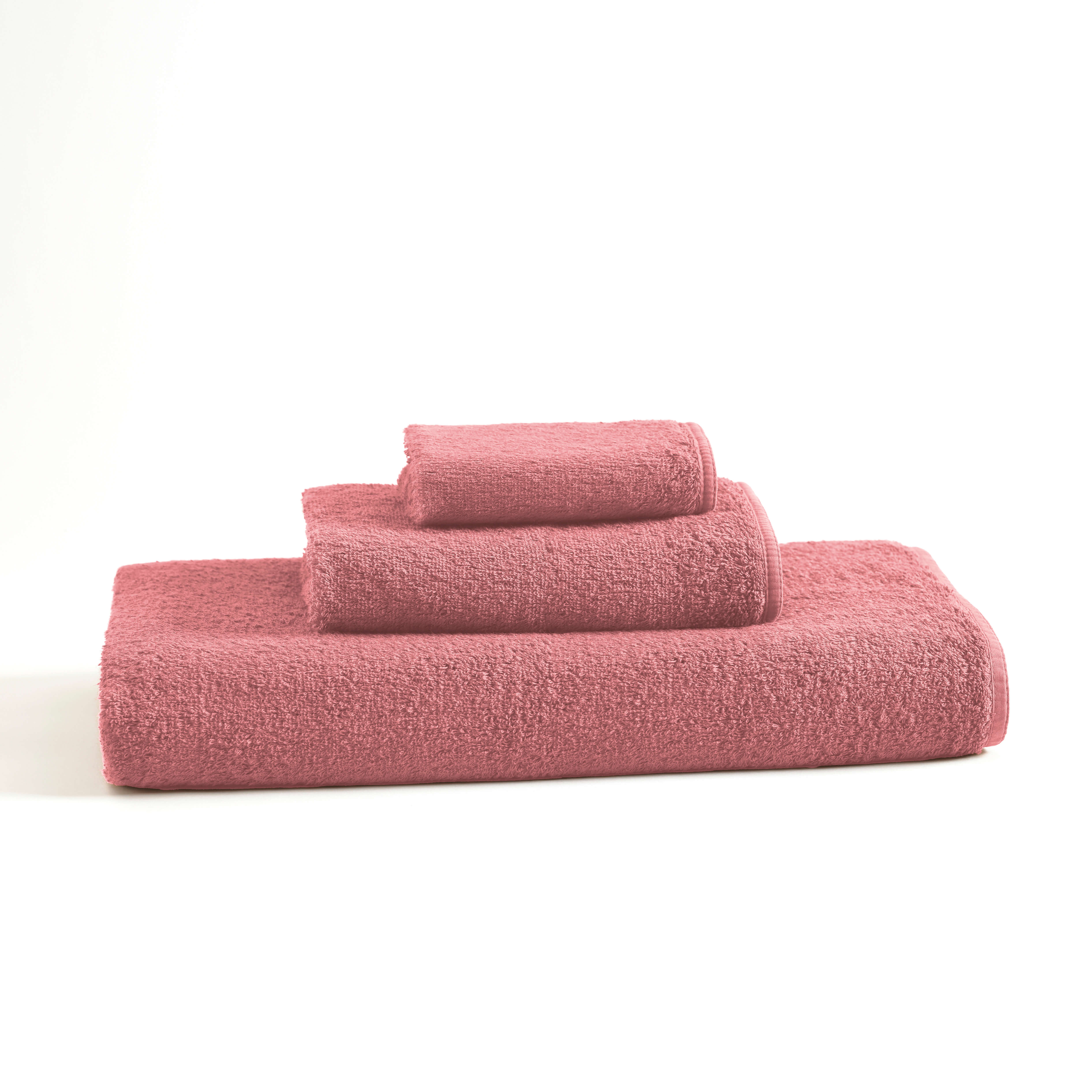 Kassatex Prestige Garment Washed Bath Towels Blush Gracious Style