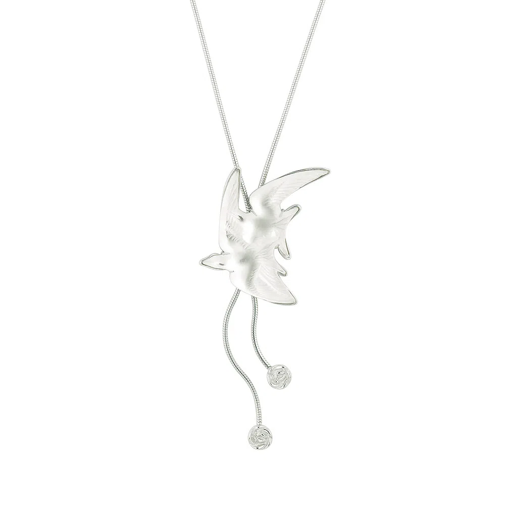 Lalique Necklace - Empreinte Animale - Black Crystal, 18K Yellow