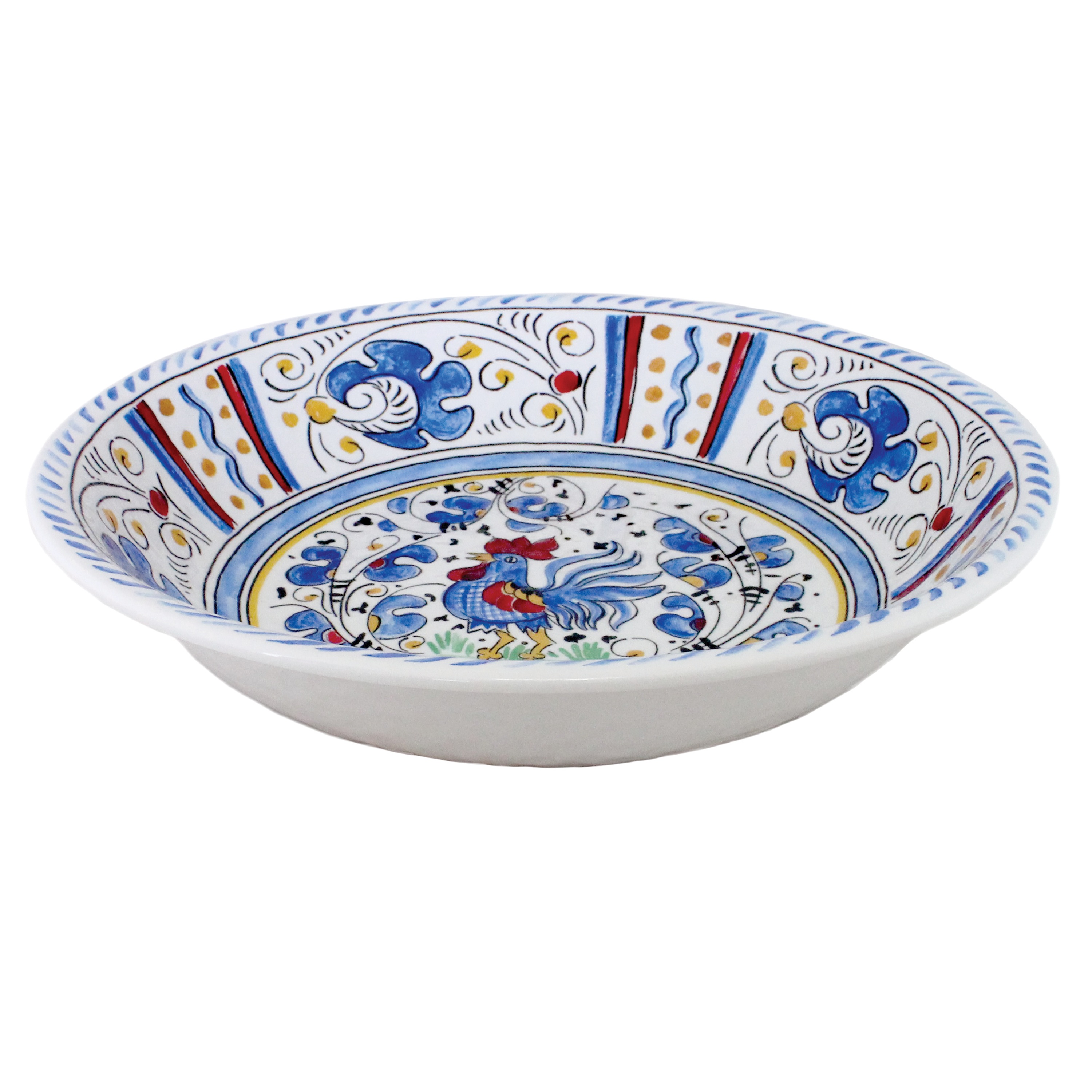 Le Cadeaux Rooster Blue Melamine Dinnerware | Gracious Style