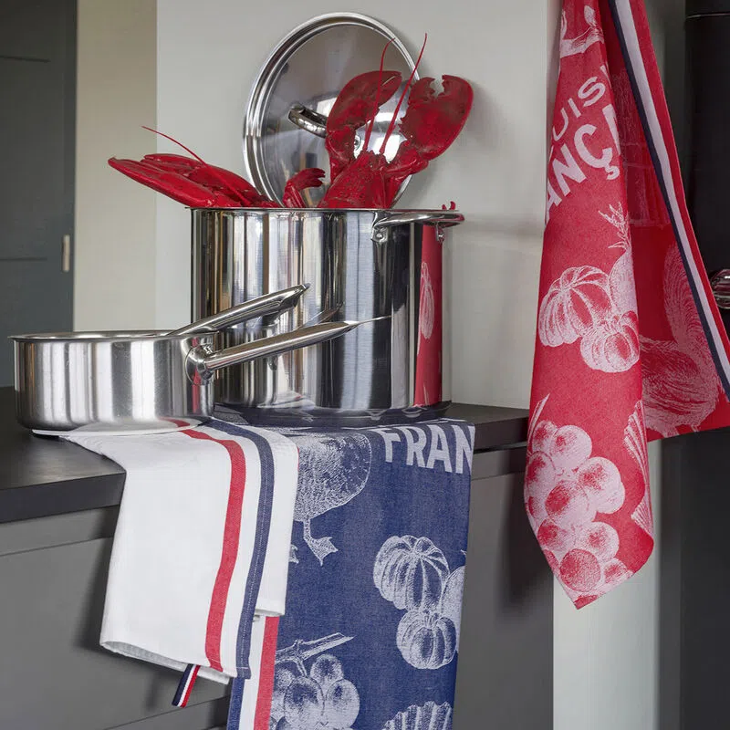 Le Jacquard Francais Tea Towels: Luxury Kitchen Linens