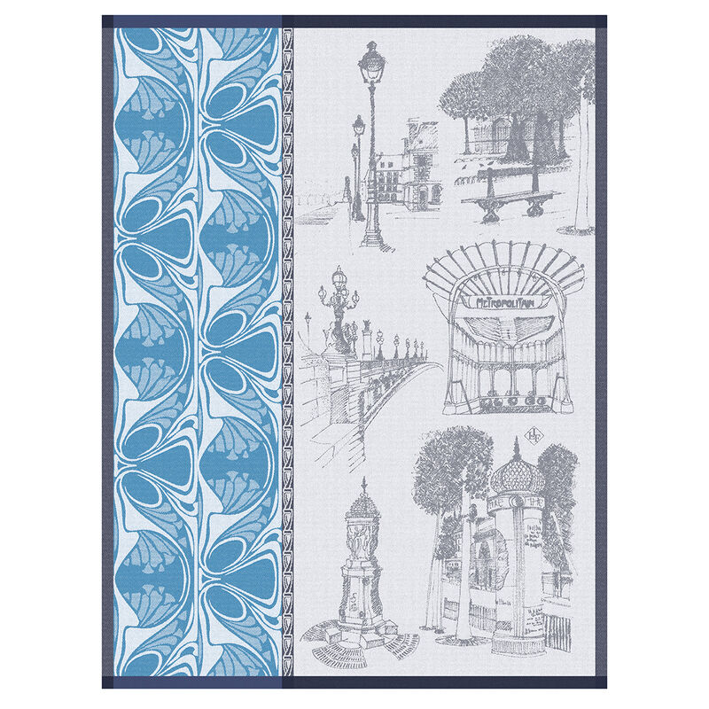 Le Jacquard Francais Planche Animaliere Paon Bengal Tea Towel