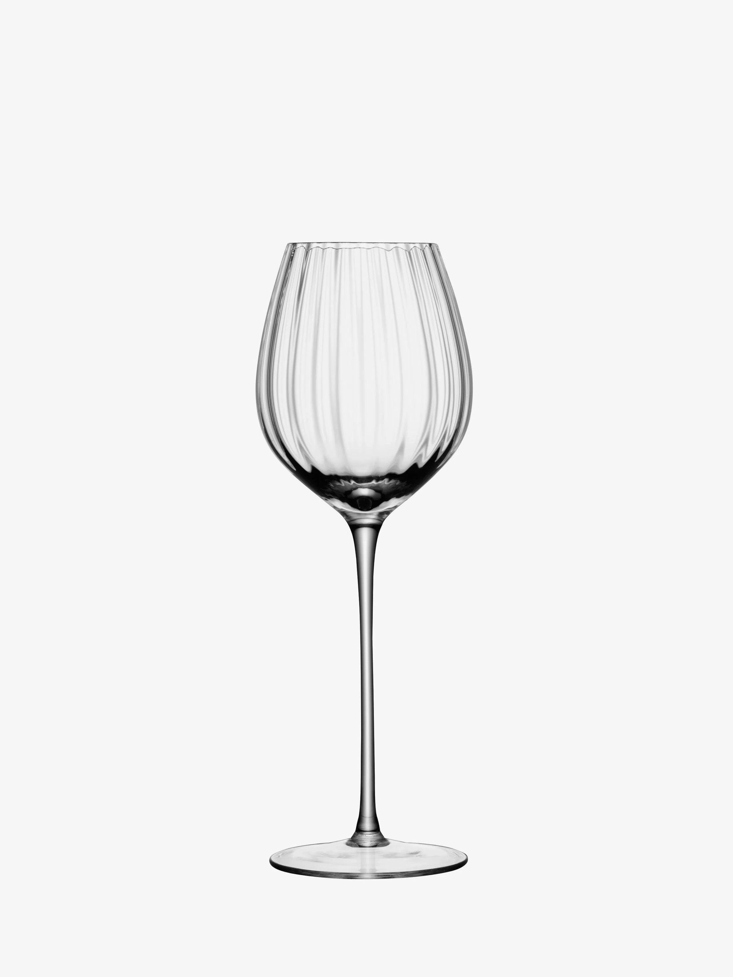 LSA International Otis White Wine Glasses Set of 4