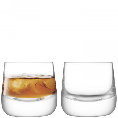 Whiskey Glass Set (Set of 2) - Clear