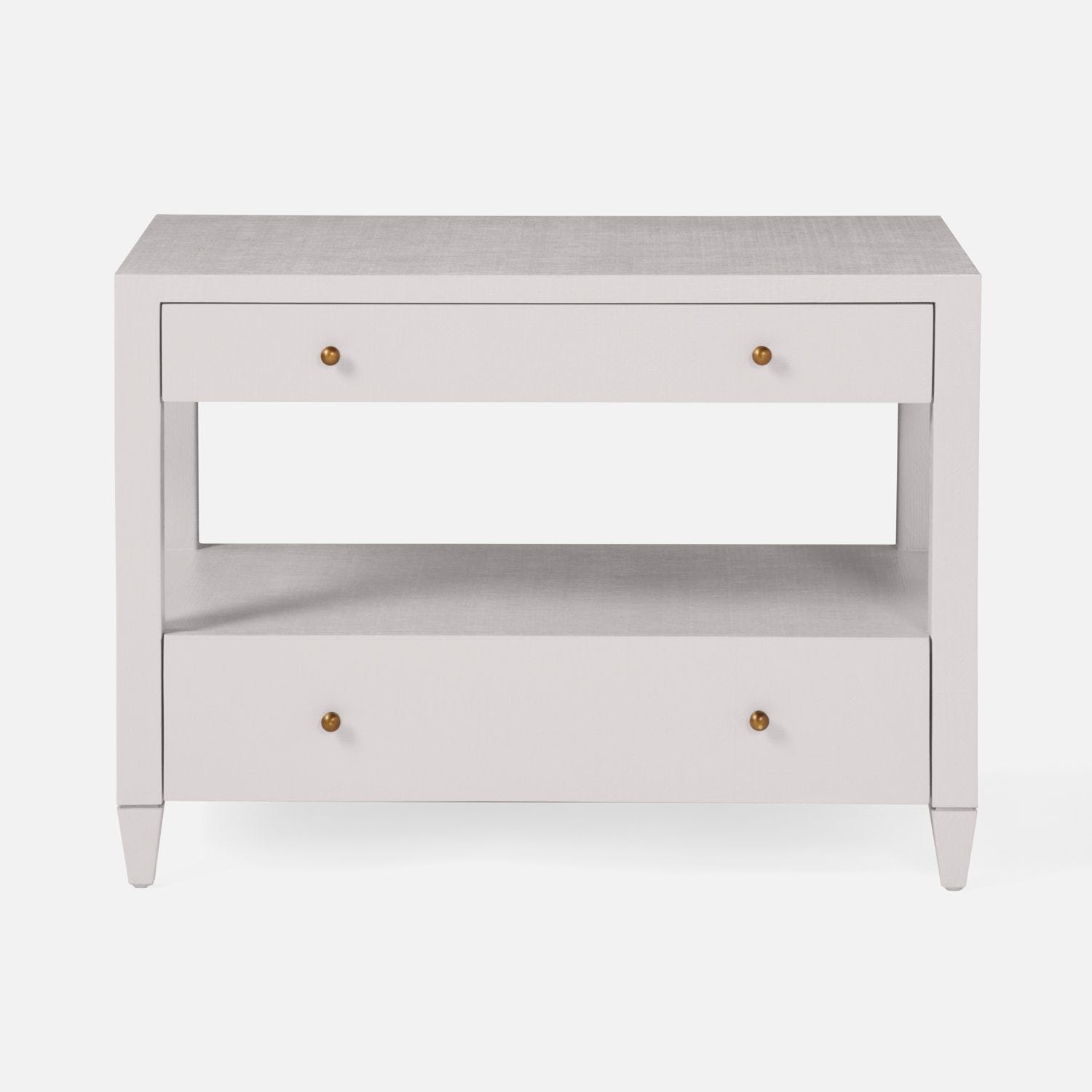 Made Goods Conrad Nightstand French Gray 30 in L x 18 in W x 22 in H