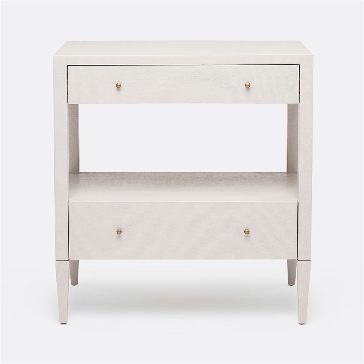 Made Goods Conrad Nightstand 30 in L x 18 in W x 32 in H French Gray