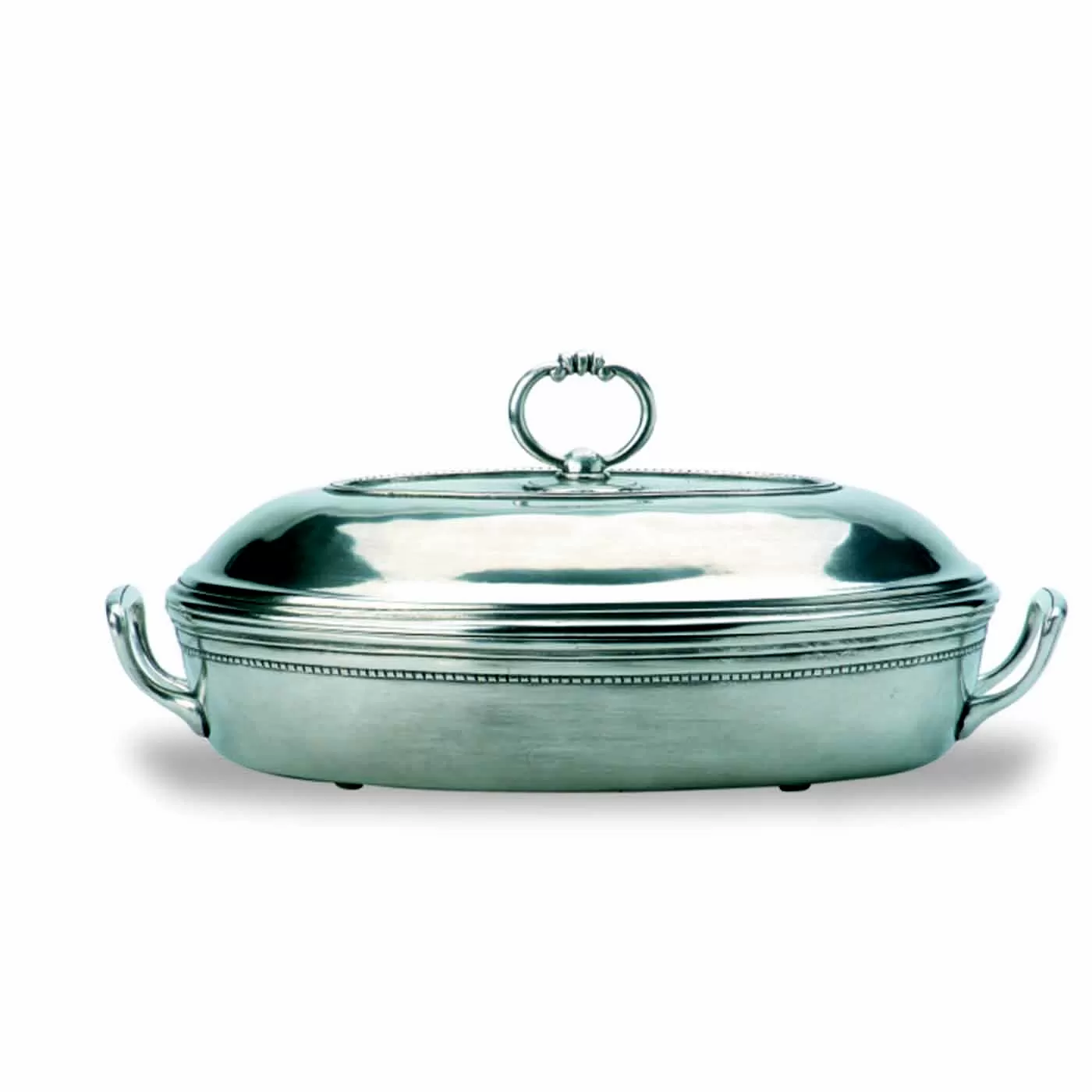 MATCH Pewter Toscana Pyrex Casserole Dish with Lid