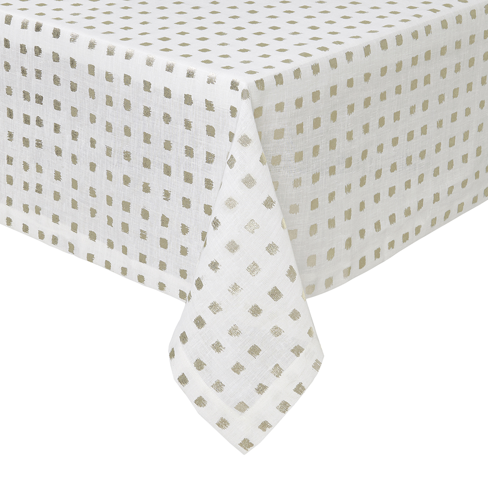 Mode Living Antibes Stain-Resistant Print Table Linens | Gracious Style