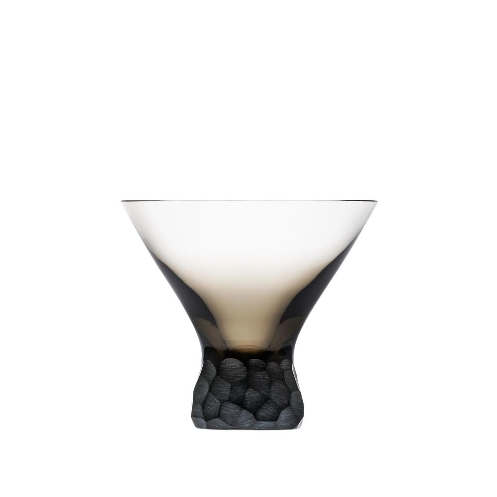 Moser Pebbles Stemless Martini Glass - Clear