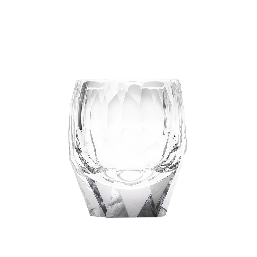 Moser Cubism Double Old Fashioned Clear 7.3 oz | Gracious Style