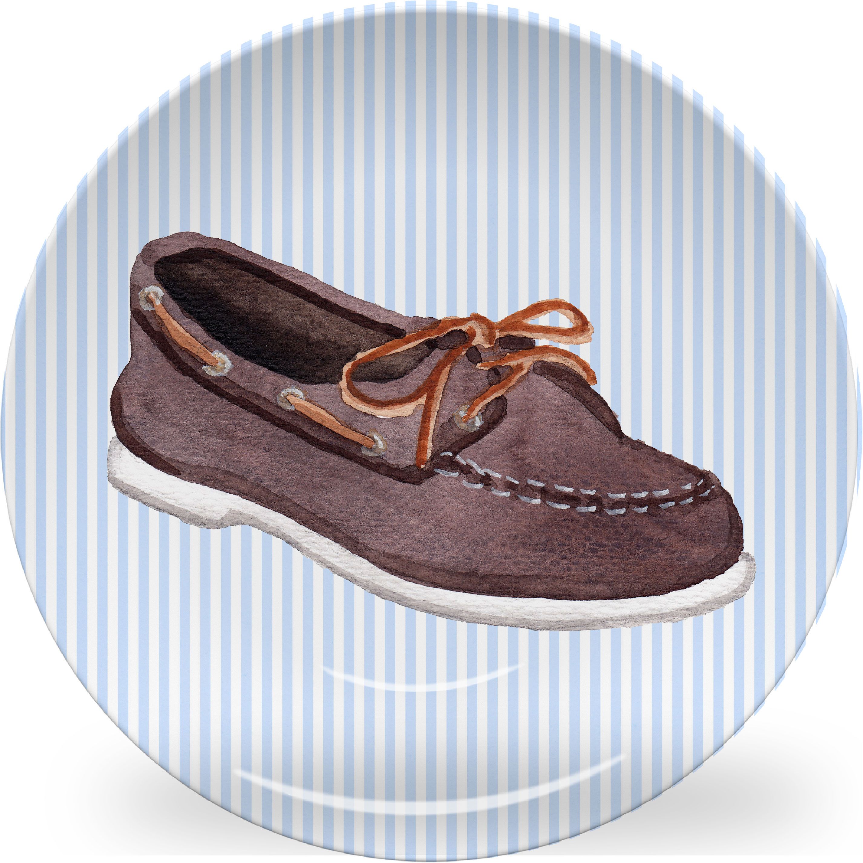 The Muddy Dog Surfside Boat Shoe HeatSafe Dinnerware Gracious Style
