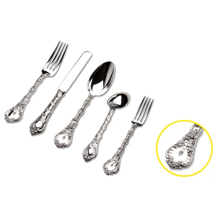 Prince Sterling Silver Fork & Spoon Set - Elizabeth Bruns, Inc.