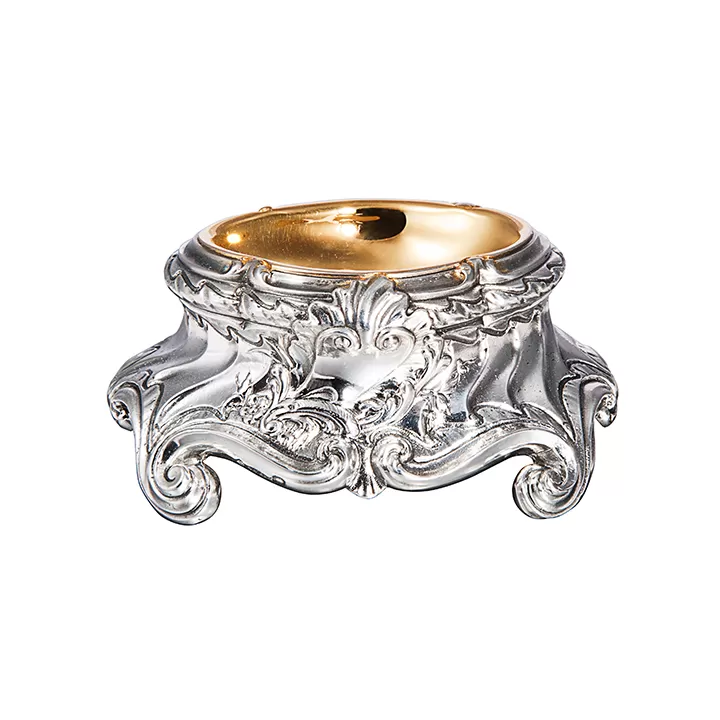 Continental Silver Gilt Salt Cellars