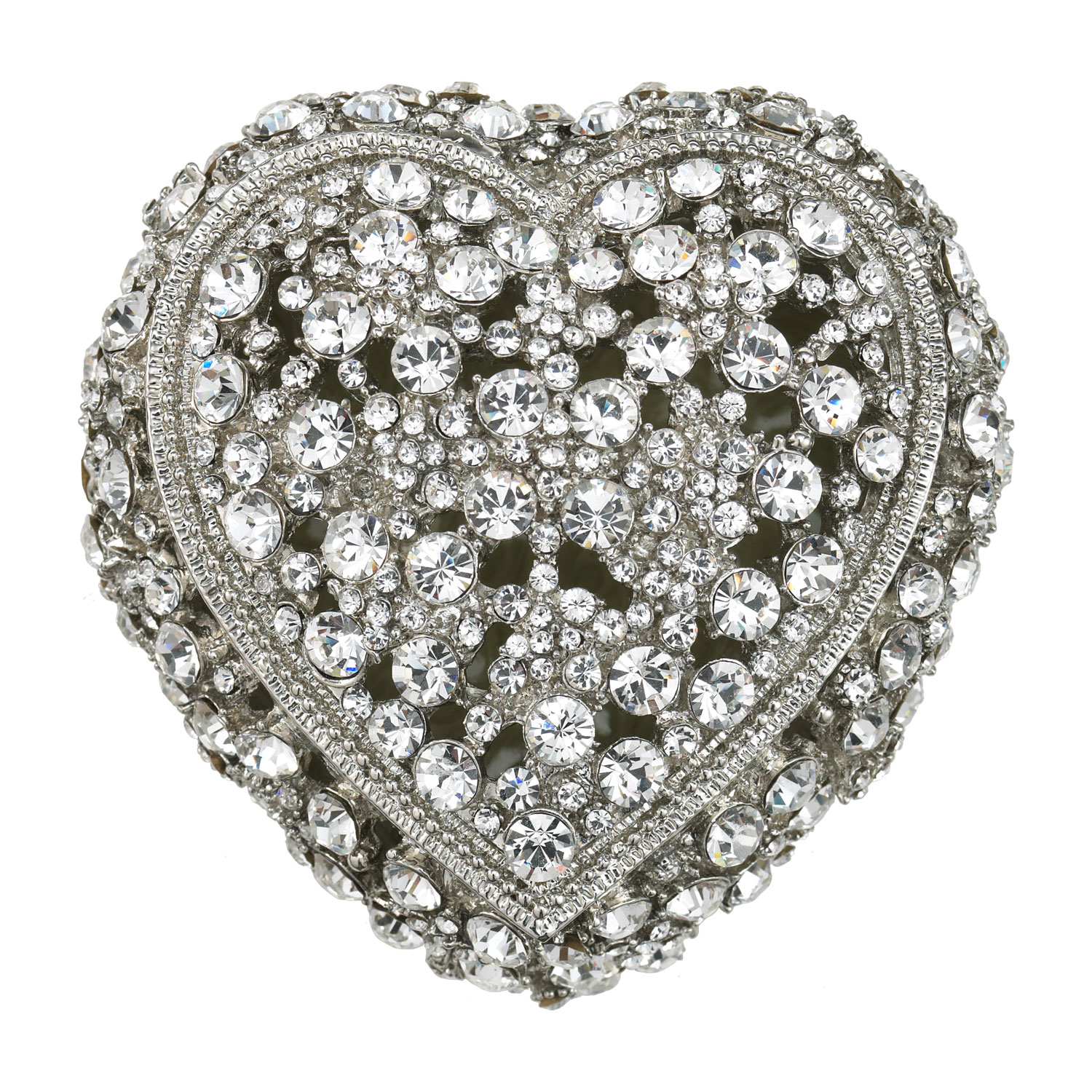 Olivia Riegel Silver Princess Heart Box | Gracious Style