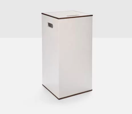 Linen Poppin Laundry Hamper with Lid