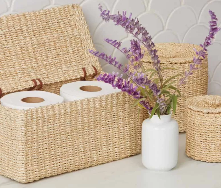 Round Wooden Basket 4H x 10D