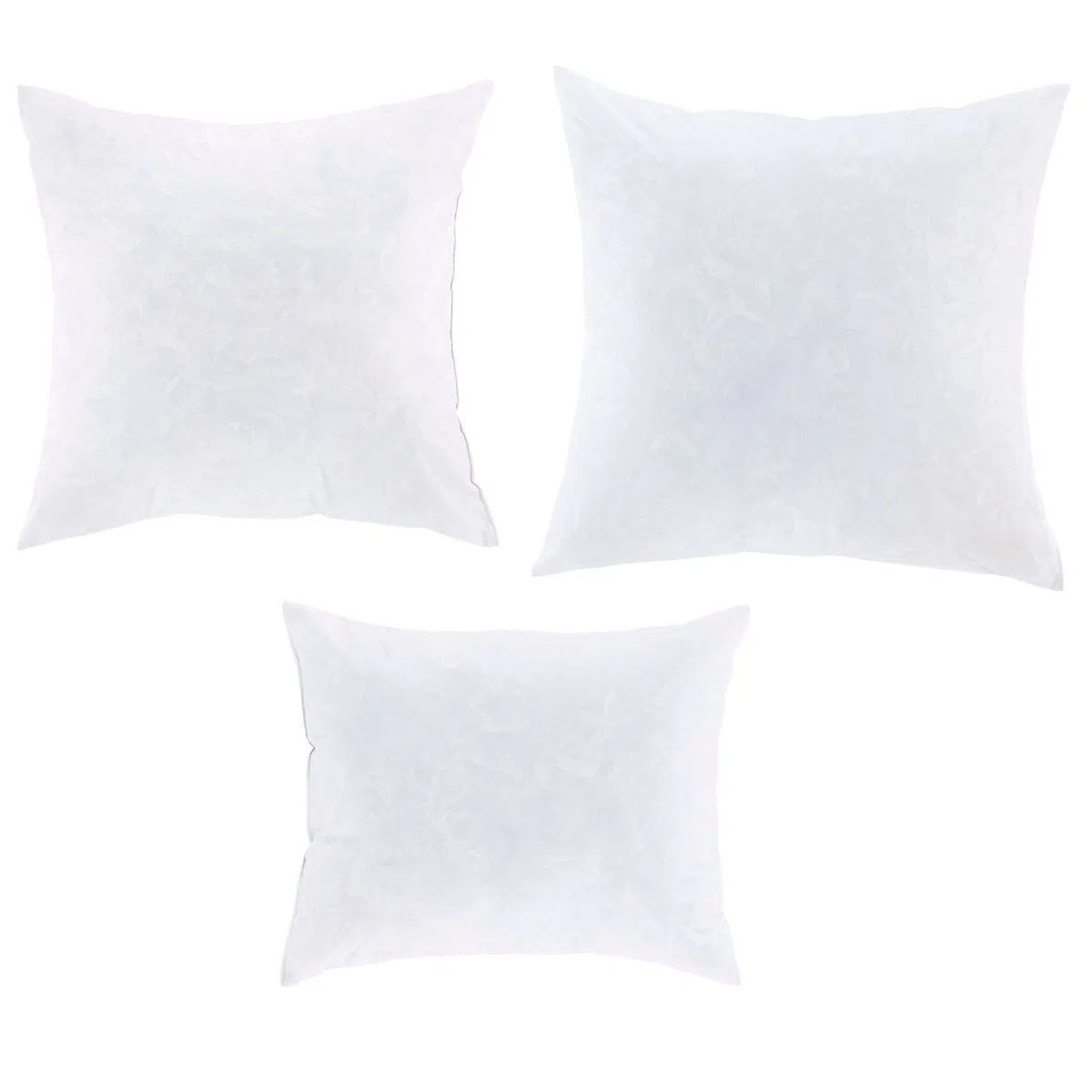 Square 21x21 Synthetic Down Alternative Pillow Insert | Pillow Decor