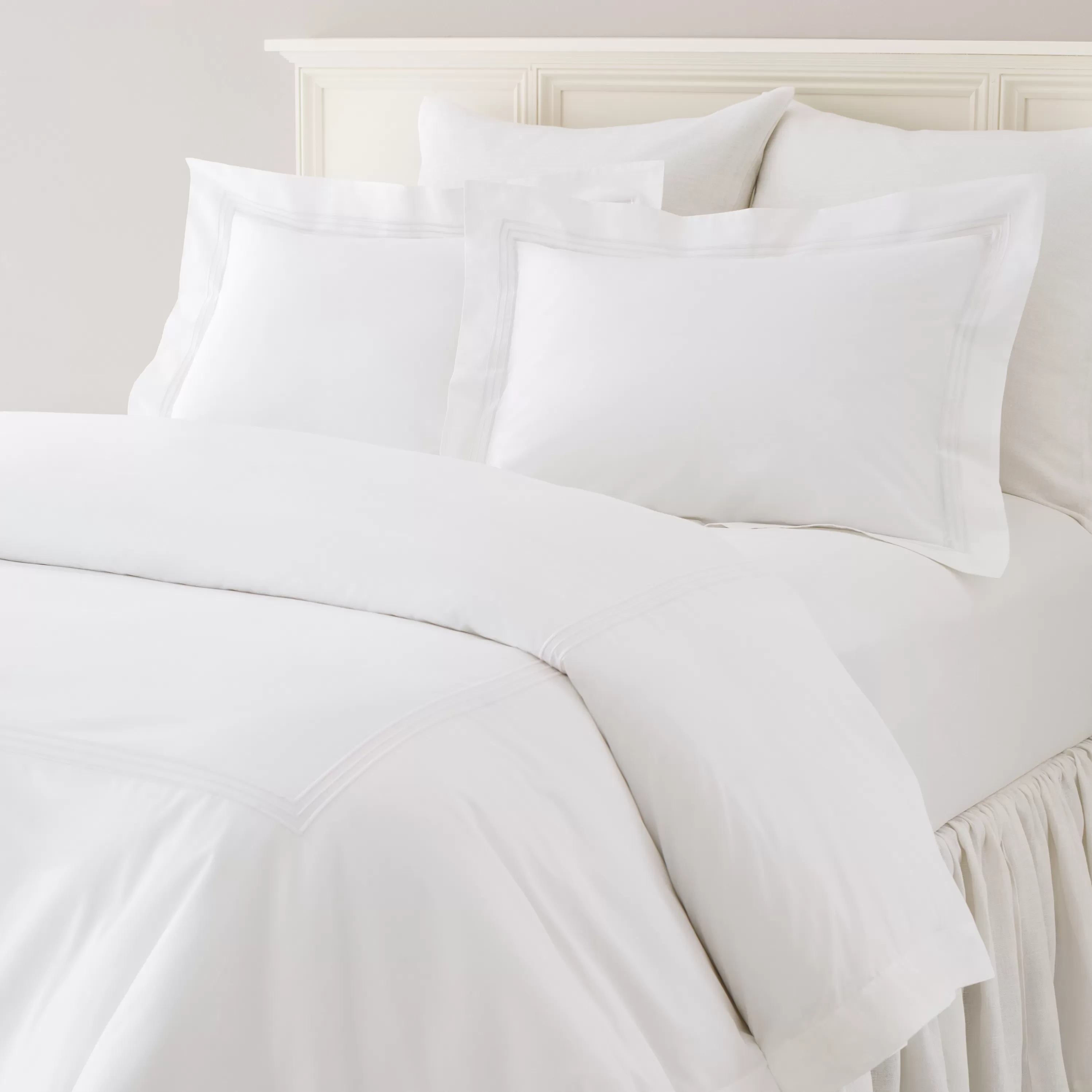 Analisa Duvet Cover, Luxury Percale Duvet Covers