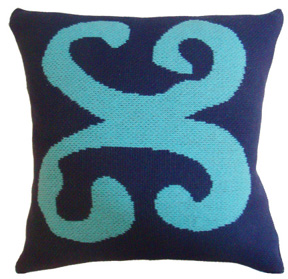 Rive Gauche Knit Pillow