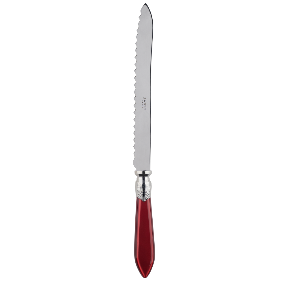 Sabre Baguette Red Bread Knife Gracious Style