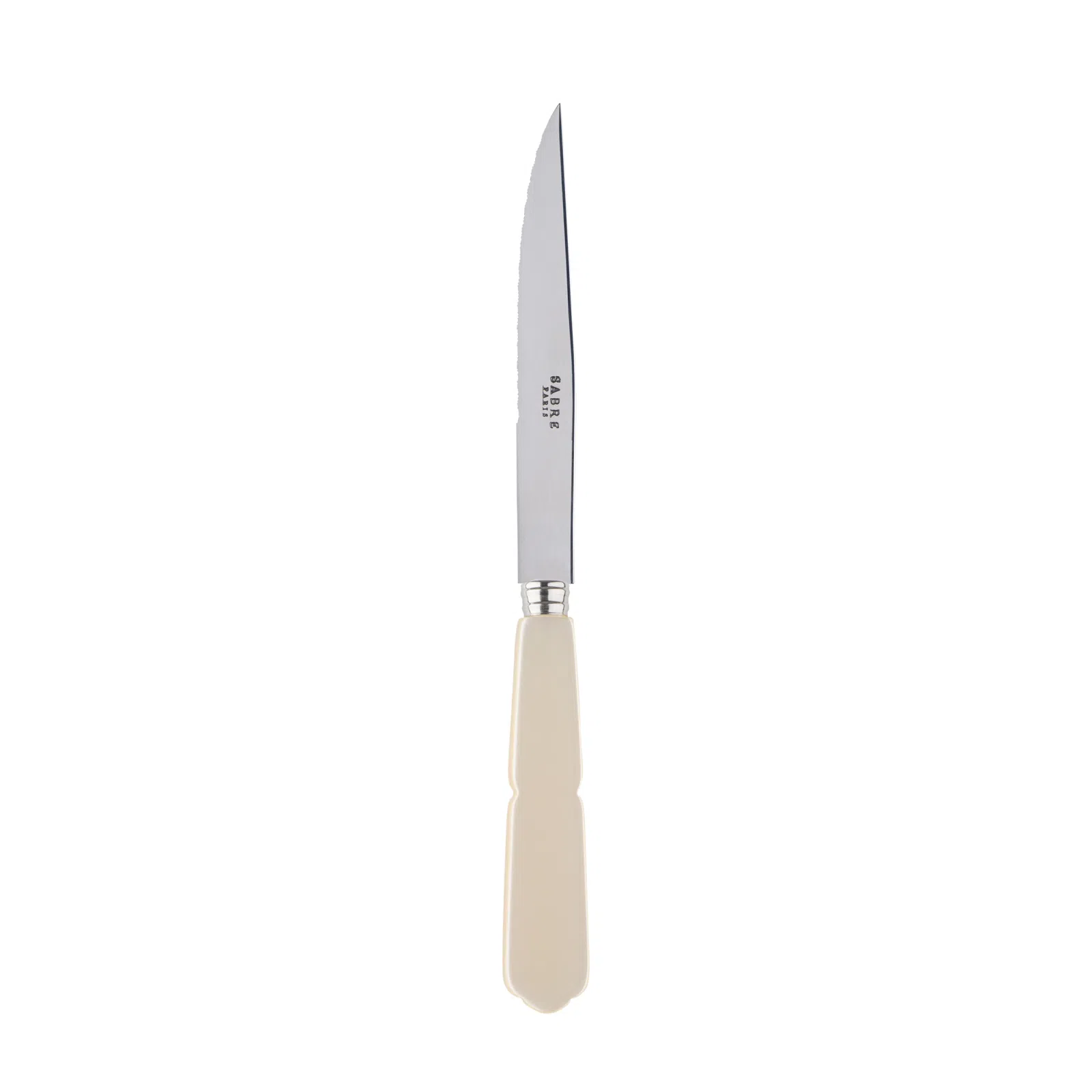 STEAK KNIVES Steak Knife Pearl Grey Acrylic Handle Serrated