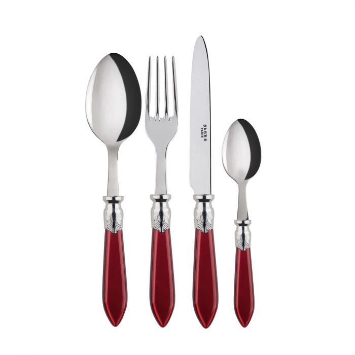 Sabre Baguette Red Flatware | Gracious Style