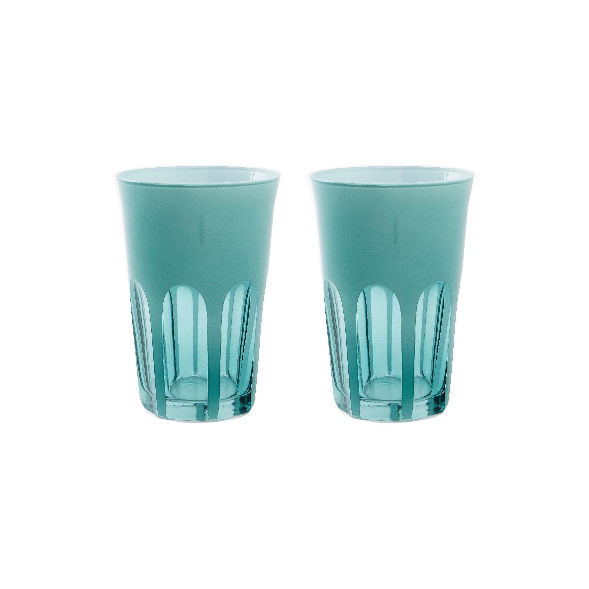 Caspari Tumbler Turquoise