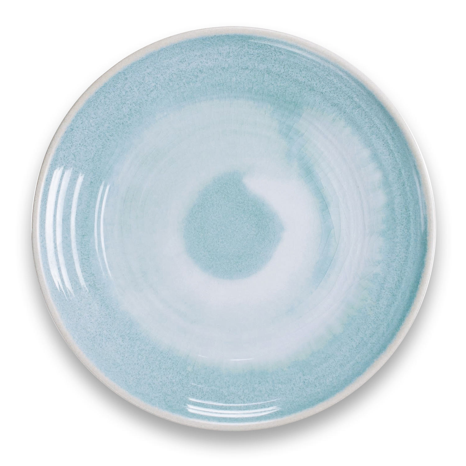Aqua Raku Glazed Collection 12 Piece Melamine Dinnerware Set by TarHong 