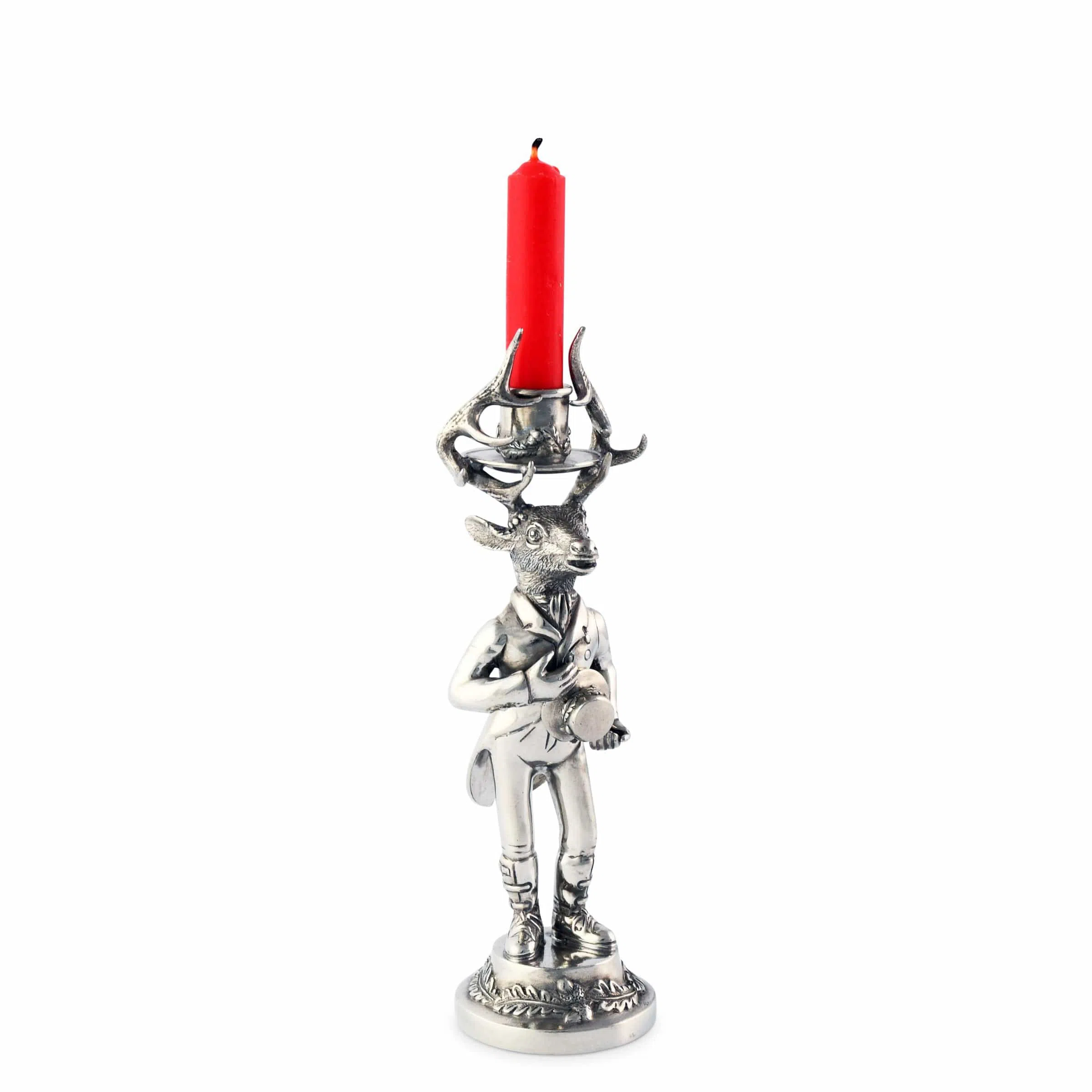 Vagabond House Gentleman Elk Short Candlestick | Gracious Style