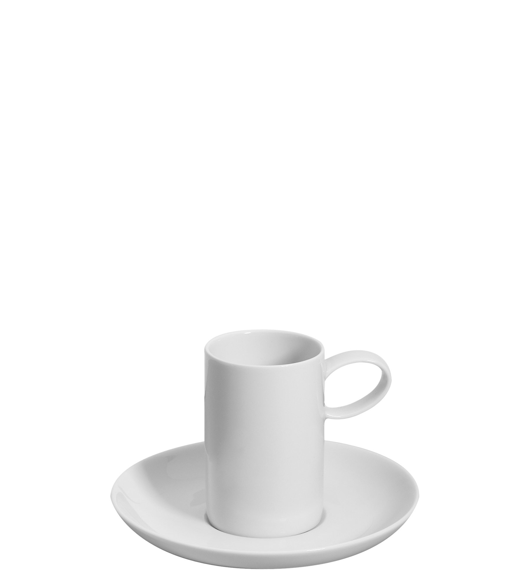 Vista Alegre Domo White Coffee Cup Saucer 2 9 H X 5 1 L X 5 1 W In 3