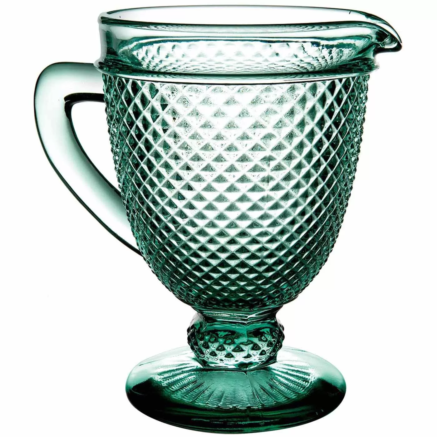 Mosser Glass Addison Glass Pitcher 48 oz. Emerald Green