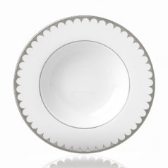 Aegean Filet Platinum Soup Plate 8.5"