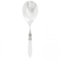 Aladdin Antique White Serving Spoon 10.25"L