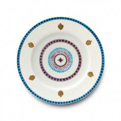 Agra Blue Dinner Plate 10.25 in Rd