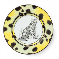 Savanna Dinner Plate #6 Tiger 10.25 in Rd