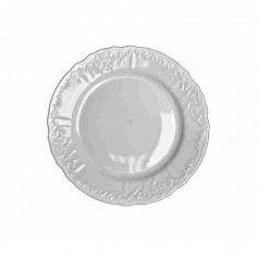 Simply Anna White Dinner Plate 10.5 in Rd