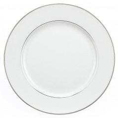 Albi Dessert Plate Porcelain Platinum