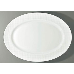 Checks Oval Dish/Platter / Platter 16.1x11.811 in.