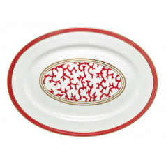 Cristobal Red Oval Dish/Platter / Platter 16.1x11.811 in.