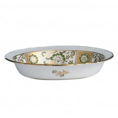 Derby Panel Green Open Vegetable Dish (24.5 cm/9.5 in)