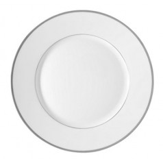 Fontainebleau Platinum Buffet Plate Round 12.2 in.