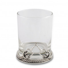 Equestrian D Ring Bit Double Old Fashioned Glass