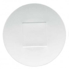 Hommage Round Buffet Plate Square Center Round 12.6 in.