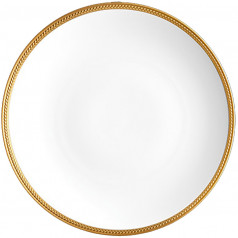 Soie Tressee Gold Oval Platter Small 14x7"