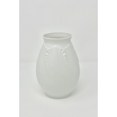 Ocean White Unglazed Tall Vase 7.25"