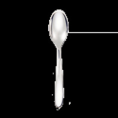 MOOD Silverplated Broth Spoon